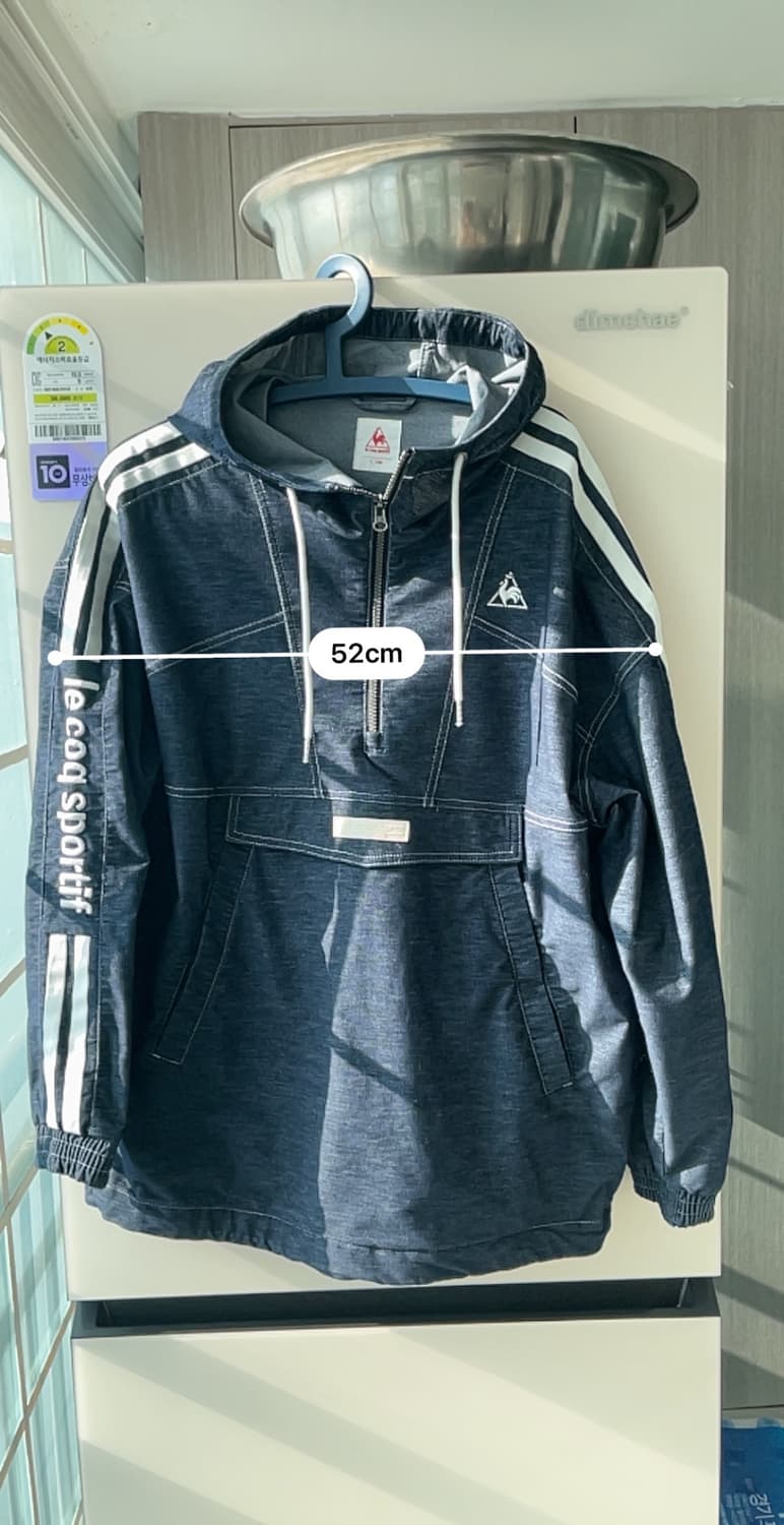 르꼬끄 Le Coq  데님 후드집 아노락 자켓 XL 상품이미지3