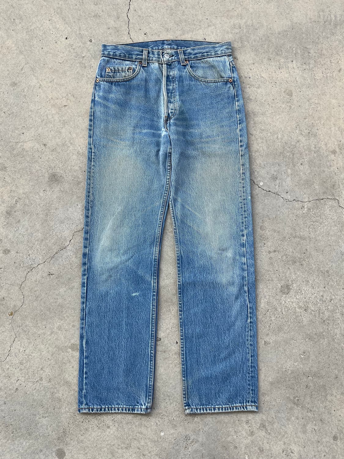 90s USA 빈티지 리바이스 501 데님 팬츠 상품이미지2