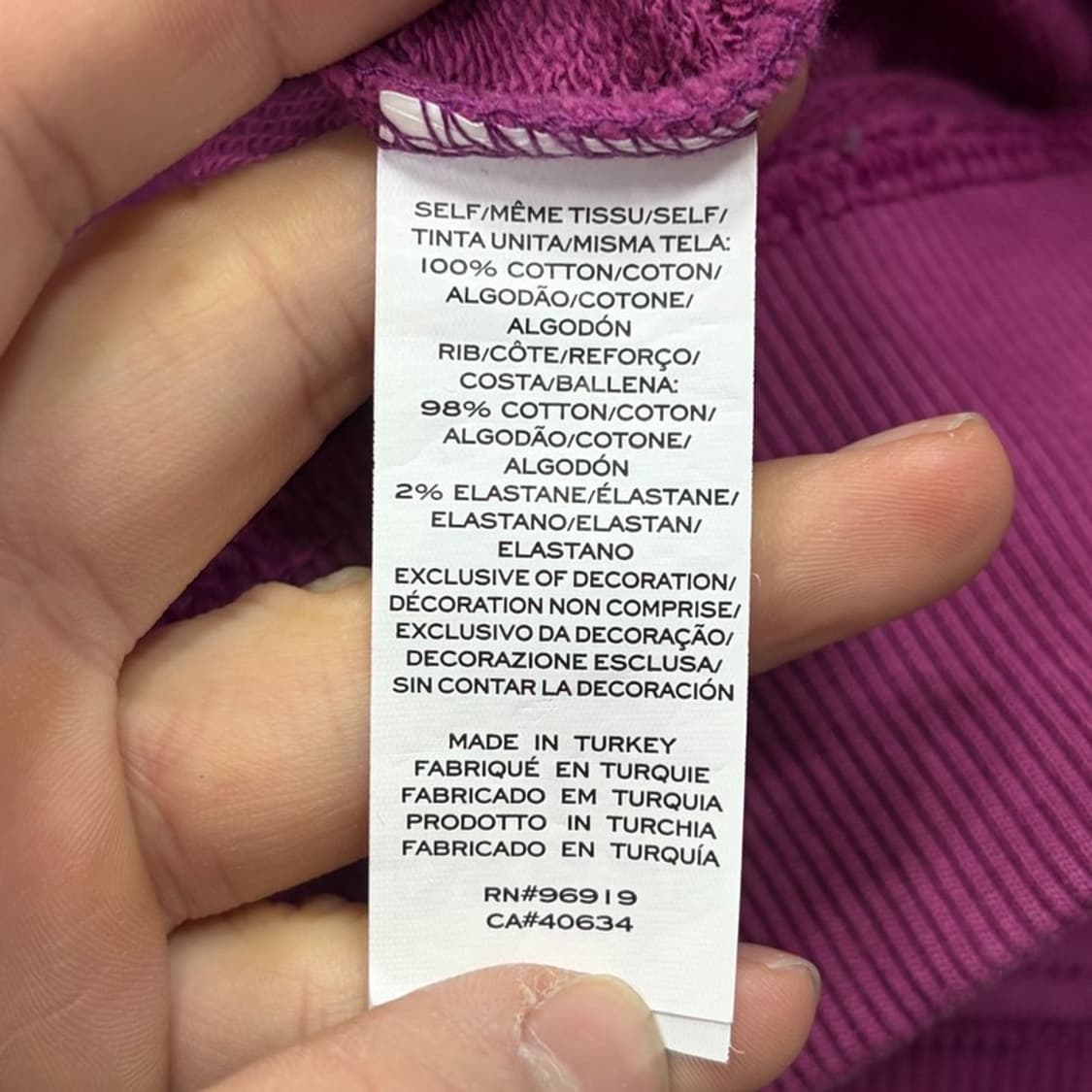 마크제이콥스 비즈 로고 맨투맨 v2620 상품이미지7