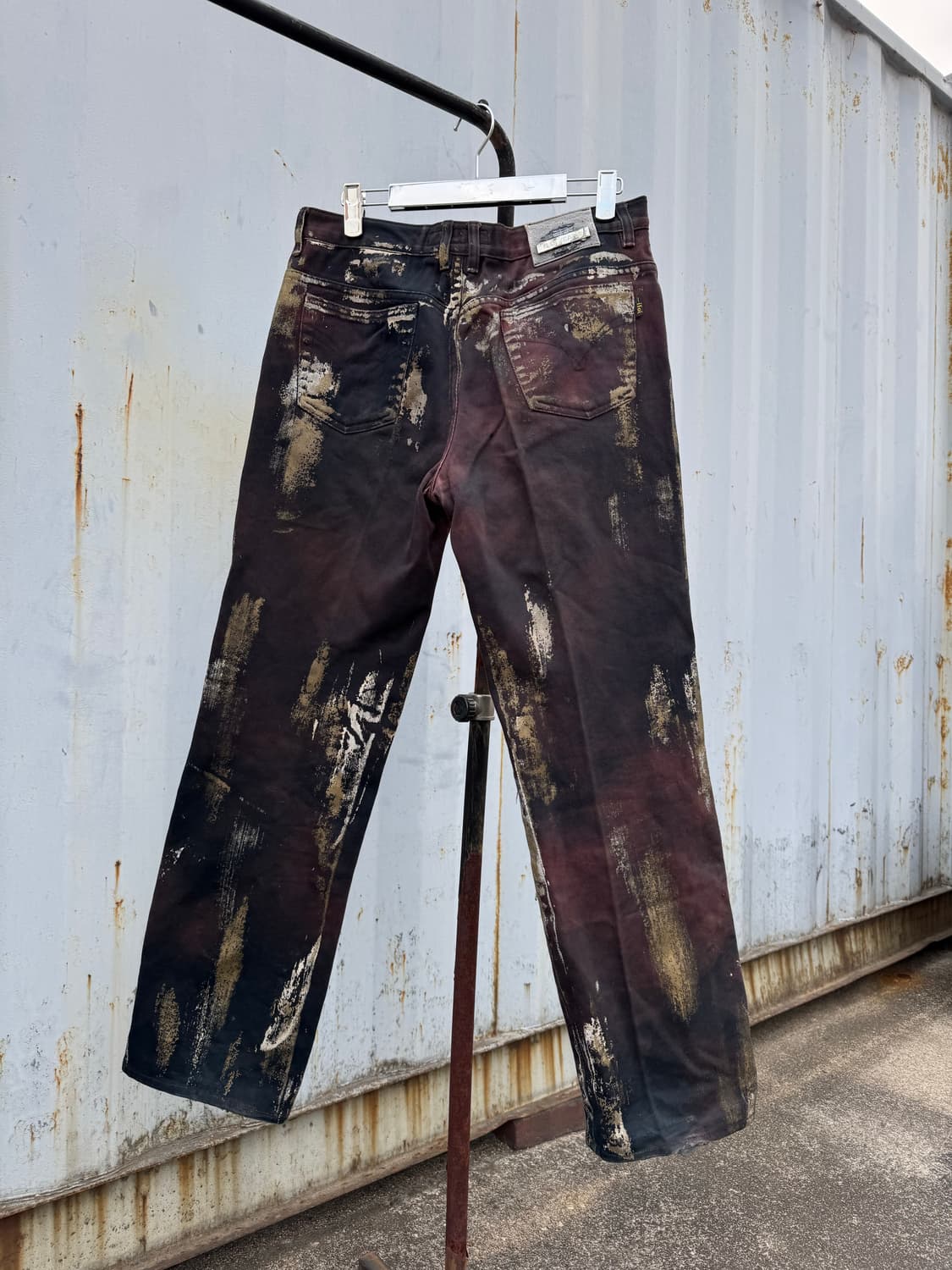 Graphic Printed Straight Pants 상품이미지3