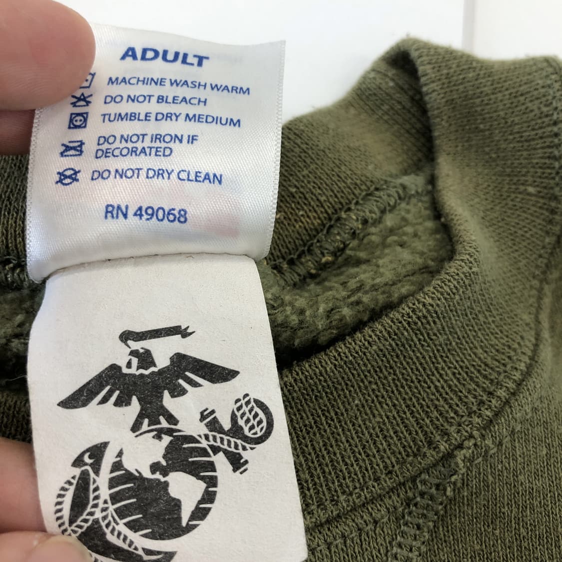 90s SOFFE USME USA 미해병대 스웻셔츠 M 상품이미지6