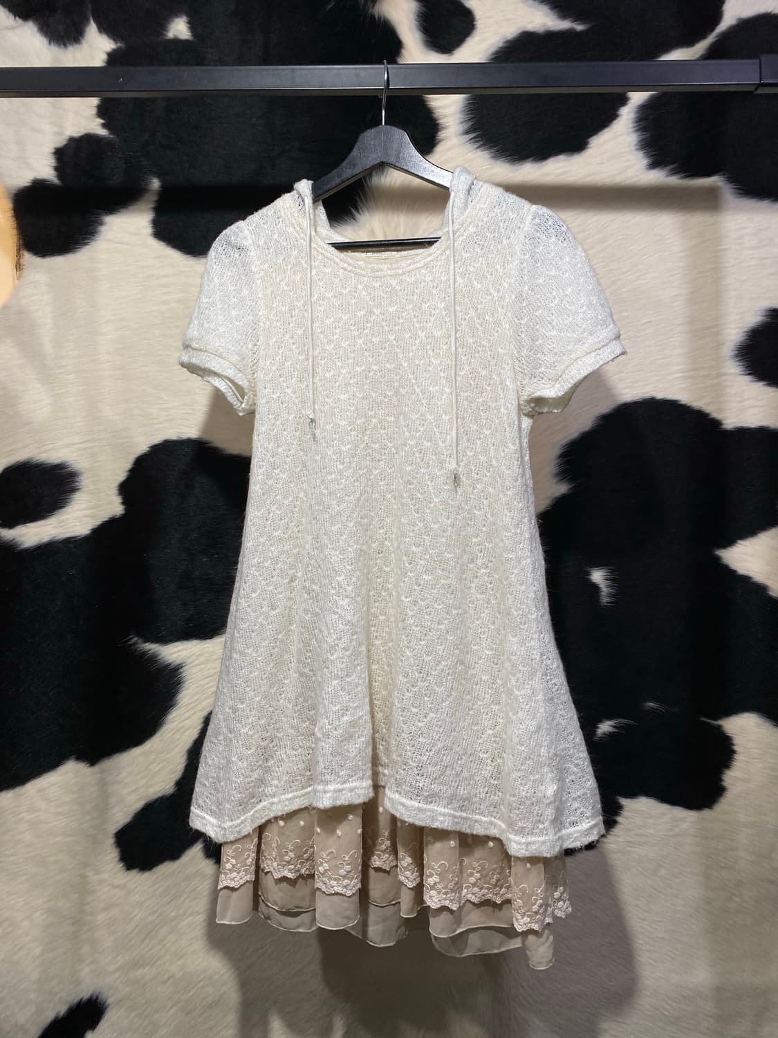 Petite flute 화이트 페어리 후드니트 상품이미지2