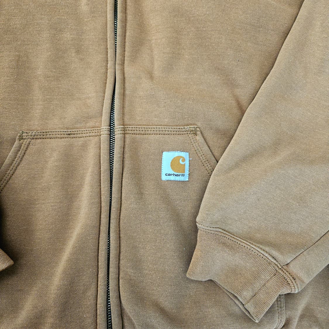 (무료배송) 칼하트 레인디펜더 써멀 후드집업 / 브라운 / L사이즈 상품이미지2