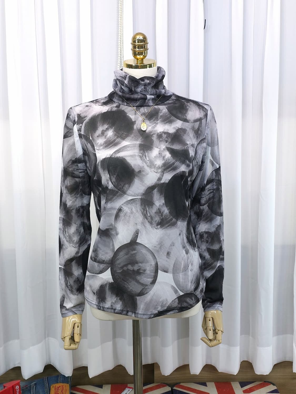 EN CLOCHE 시스루 터틀넥 38 상품이미지2