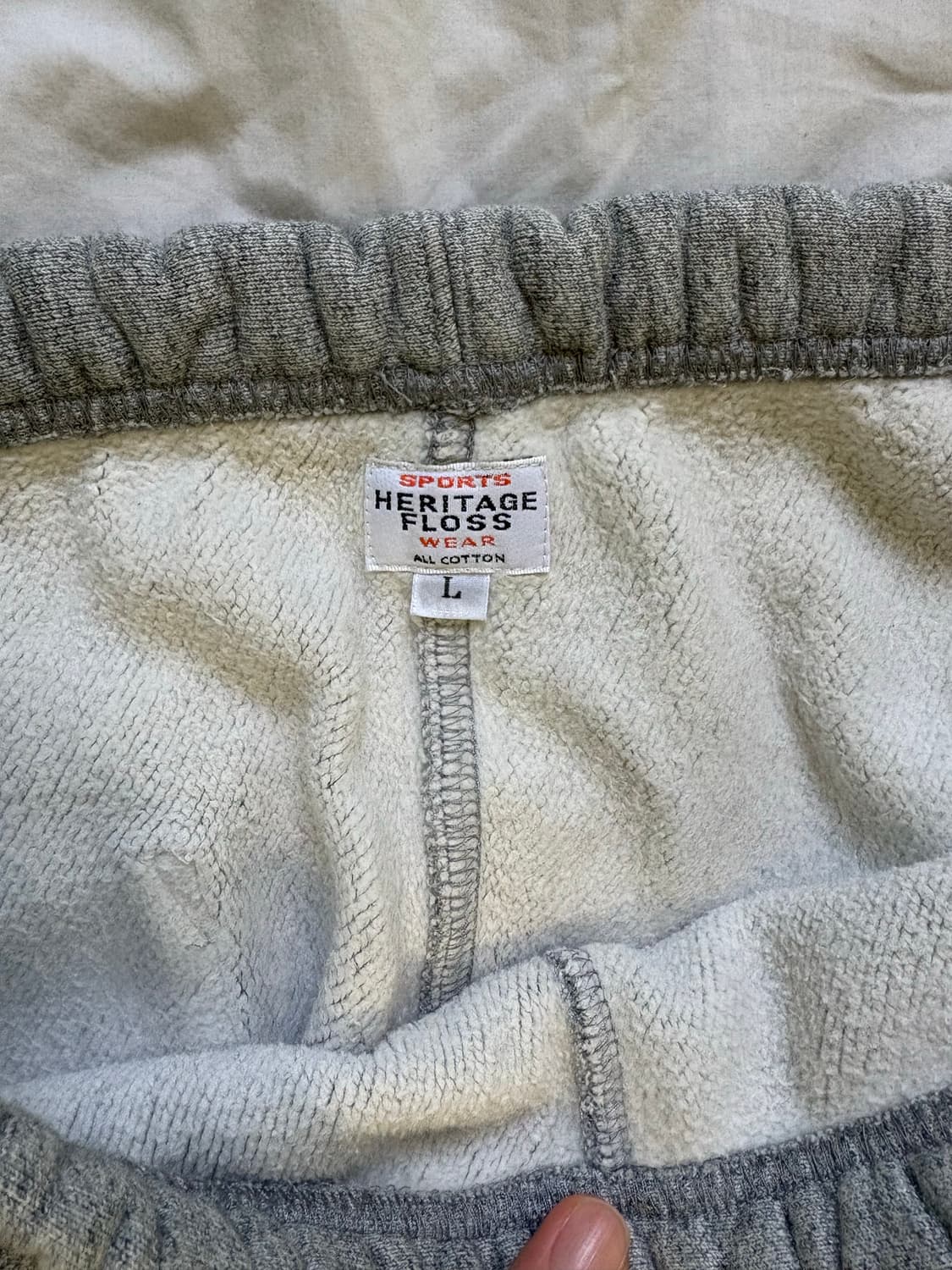 헤리티지플로스 헬리녹스 스웨트 팬츠 그레이 L 상품이미지5