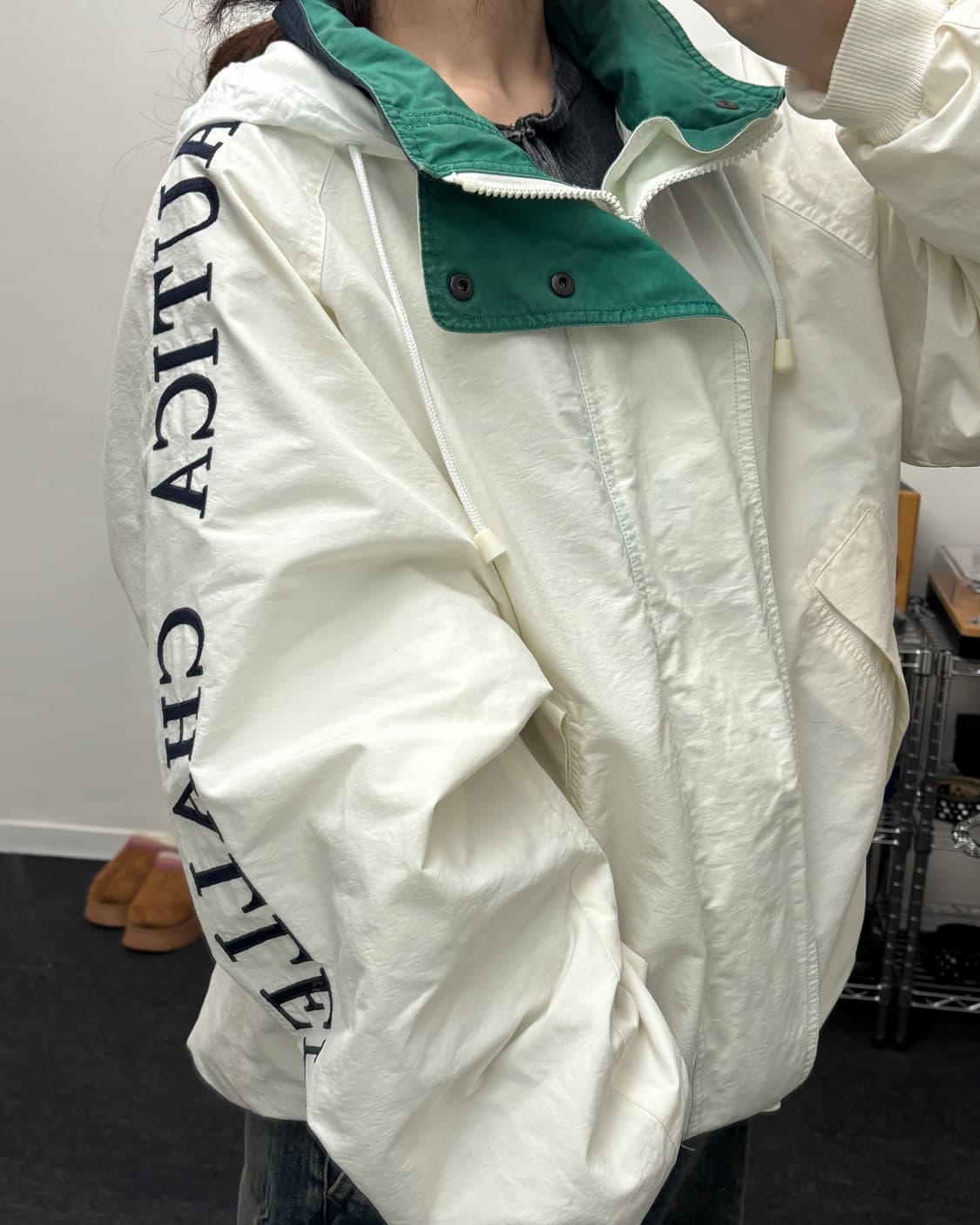 노티카 90s 챌린저 코튼쉘 후드 자켓 상품이미지2