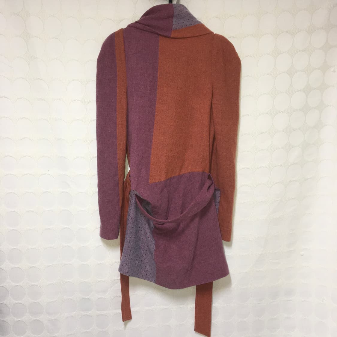 vivienne westwood 울 배색 코트 상품이미지7