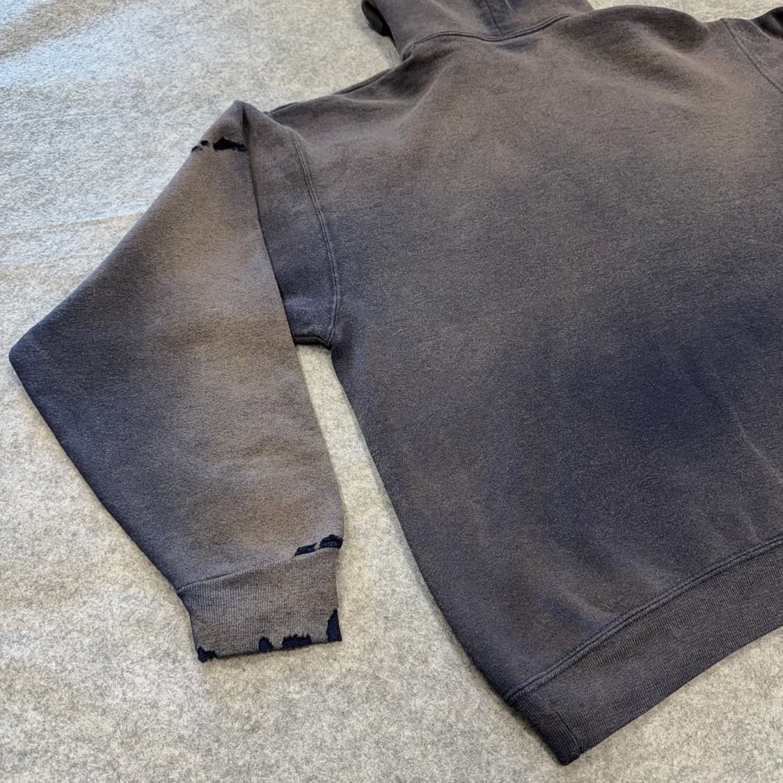 00s Vintage Russell Sun faded Hoodie 러셀 상품이미지8