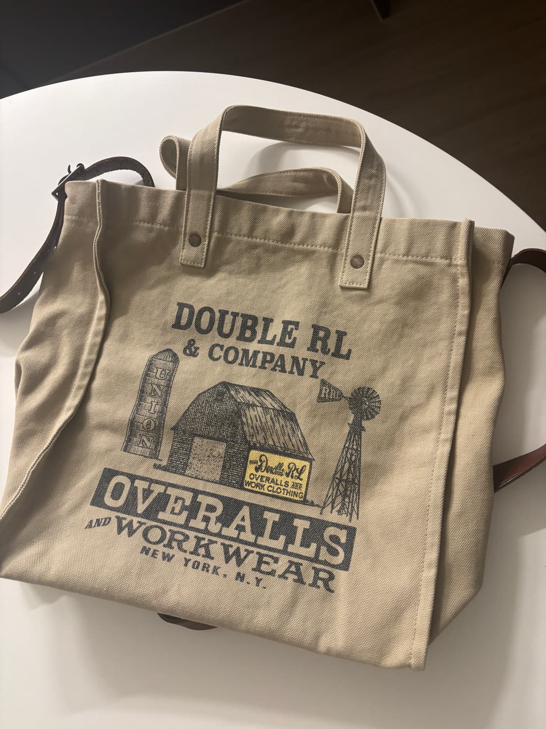 RRL 면 크로스백 상품이미지1