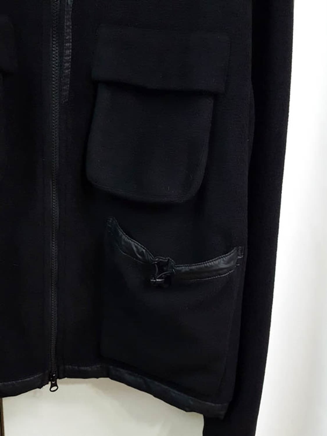 언어펙티드 플리스 자켓 블랙 프리 상품이미지4