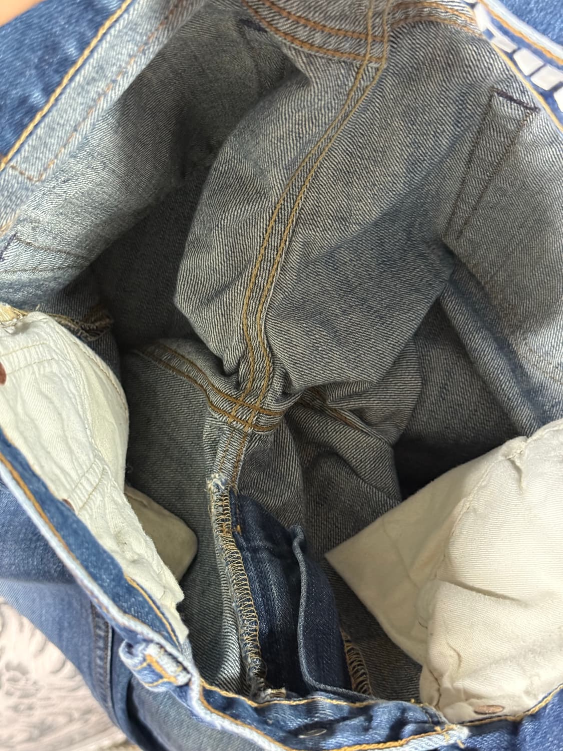 리바이스 604 스트레이트 데님 팬츠 W28 빈티지 워싱 청바지 상품이미지7