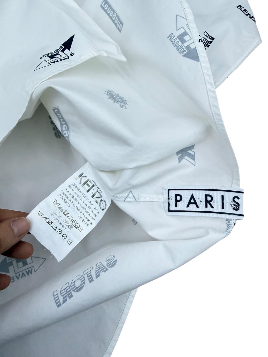 겐조 멀티로고 모노그램 화이트 셔츠 상품이미지7