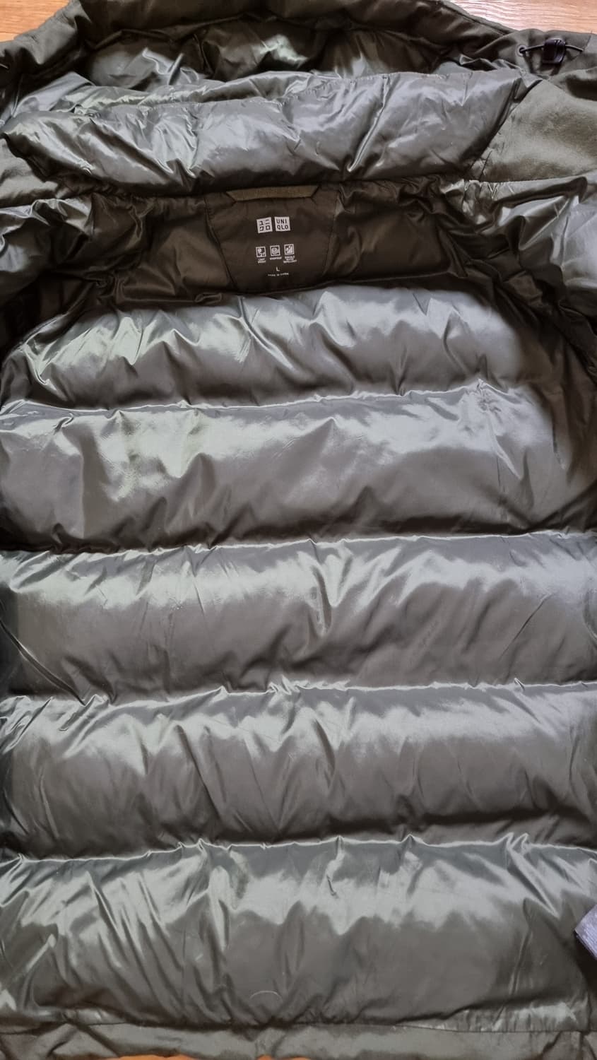유니클로 심리스 다운 패딩 L 상품이미지4