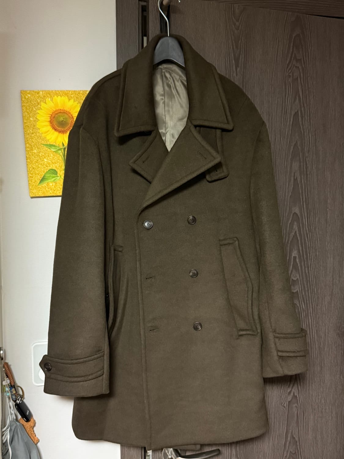 WMC 울 피코트 카키 L 상품이미지2