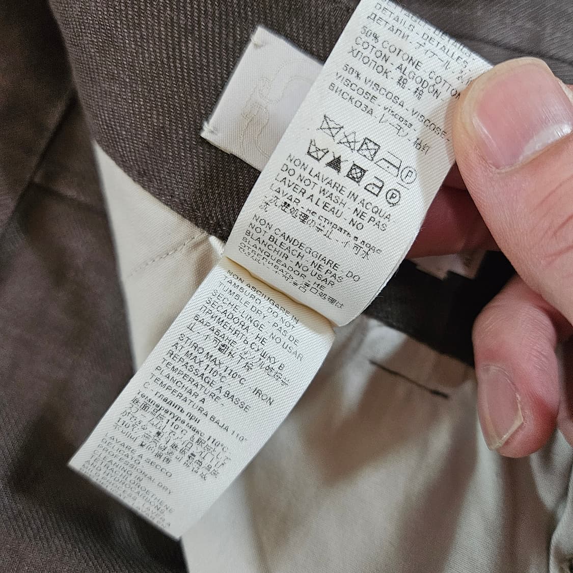 아뇨나(AGNONA) in Italy 21FW 레귤러 테이퍼드 팬츠 상품이미지9