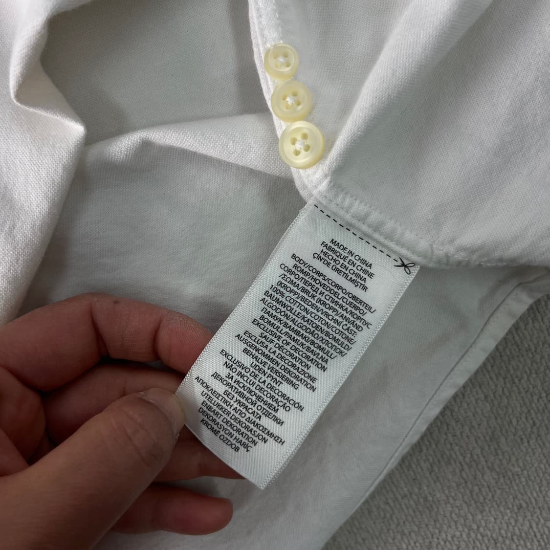 105 폴로랄프로렌 화이트 코튼 셔츠 상품이미지6