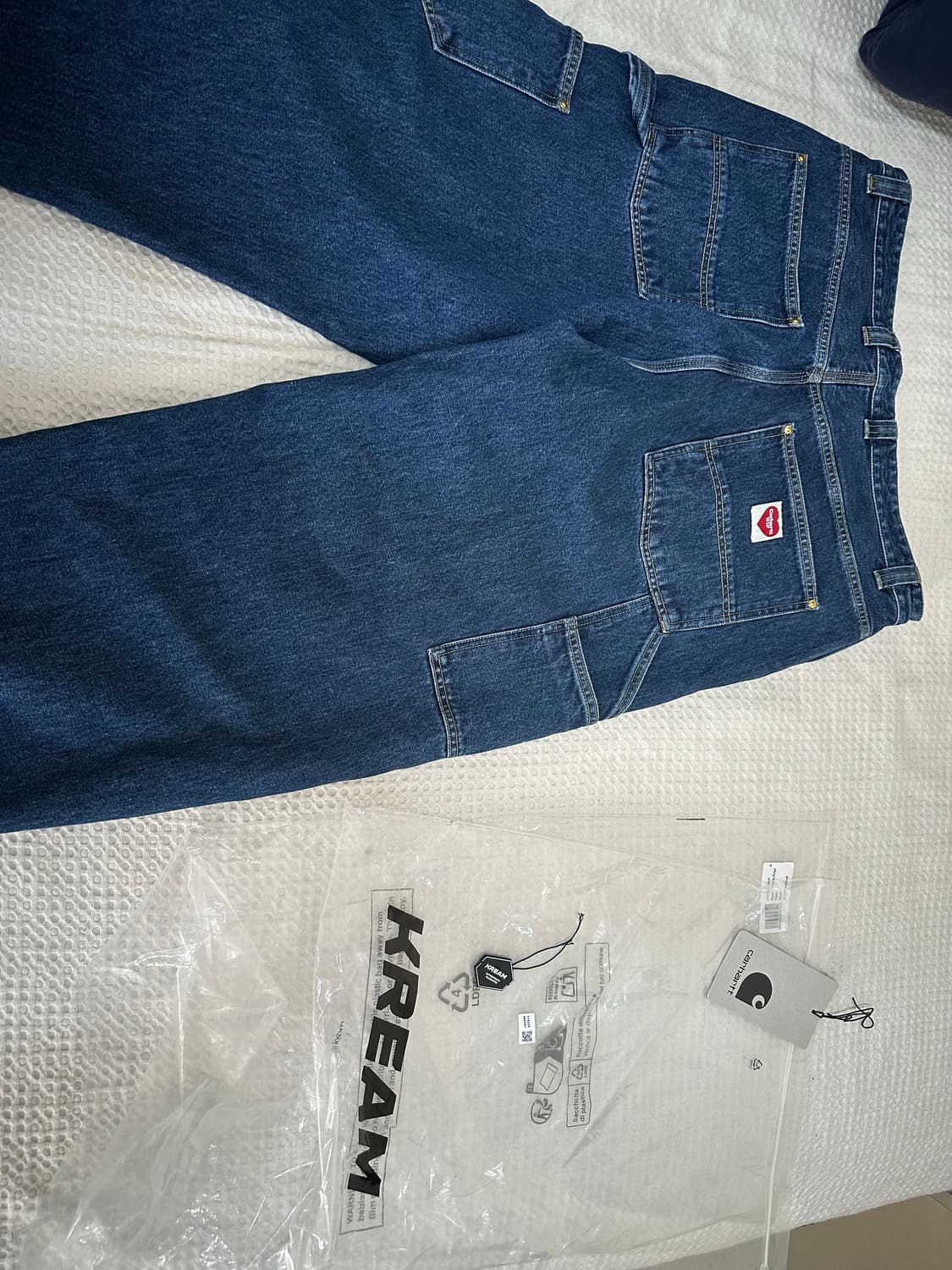 새제품 칼하트 WIP 내쉬 루즈핏 더블니 팬츠 L 상품이미지1