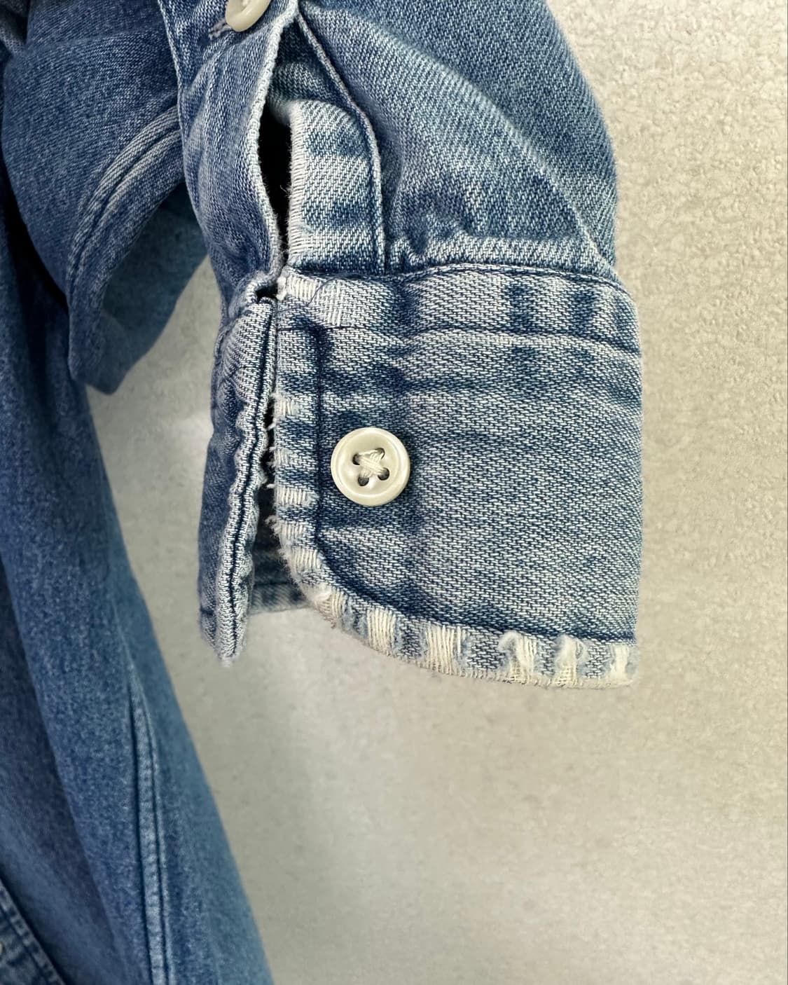 (M)90'S 폴로 데님 셔츠-M2544 상품이미지5