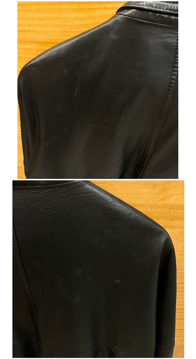 빈티지 가죽 레더자켓 블랙 #csz3954 상품이미지7