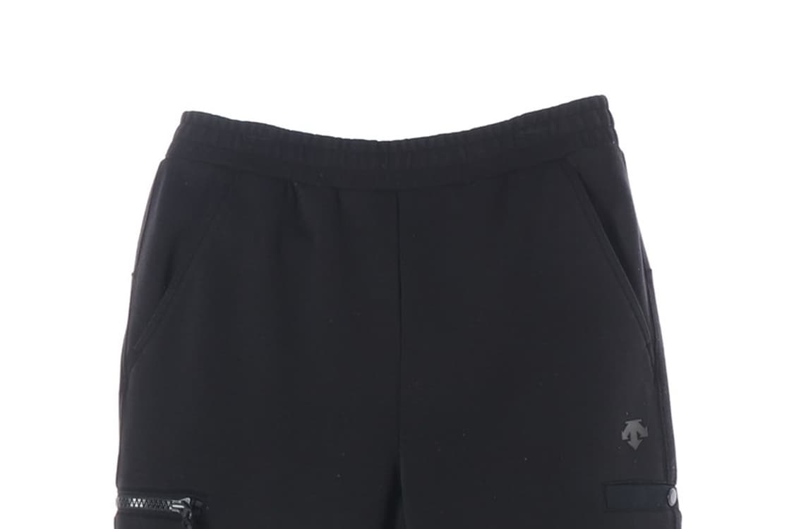 데상트 듀얼리스 워딩 조거 트레이닝 팬츠 블랙 85 상품이미지3