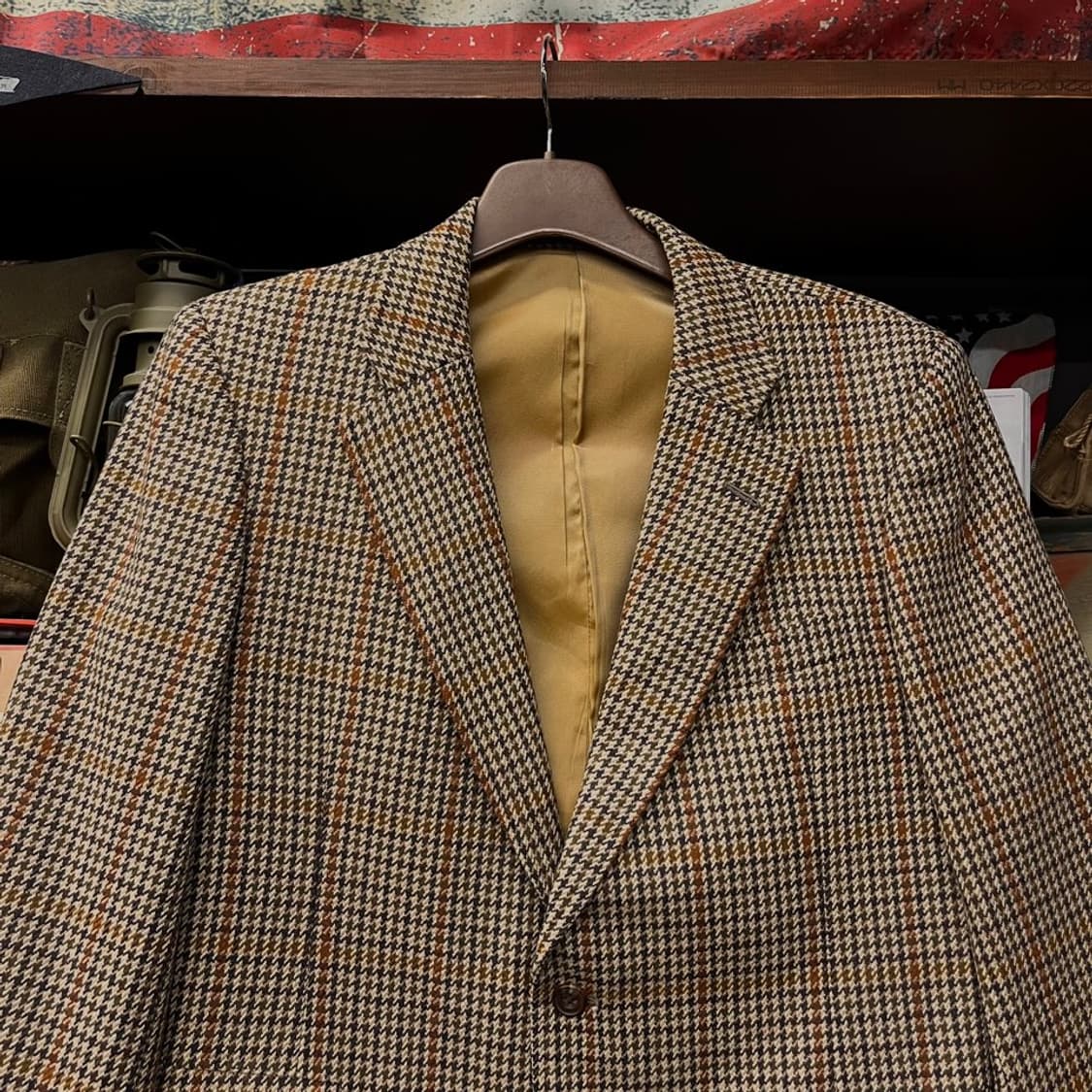 90s 버버리 건클립 체크 패턴 테일러드 블레이져 명품 정장 N000 상품이미지3