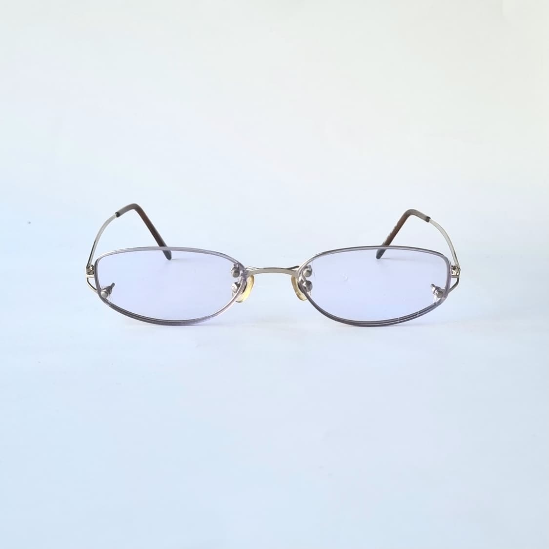 데드스탁 Y2K 긱시크 오벌 무테 안경테 761 상품이미지2