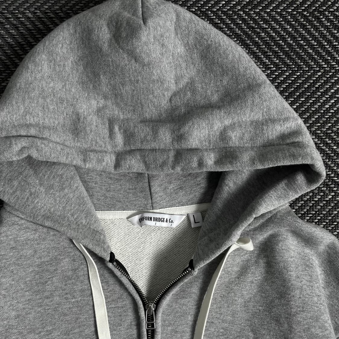 유니폼브릿지 아메카지 투웨이 후드집업 그레이y 3158 상품이미지6