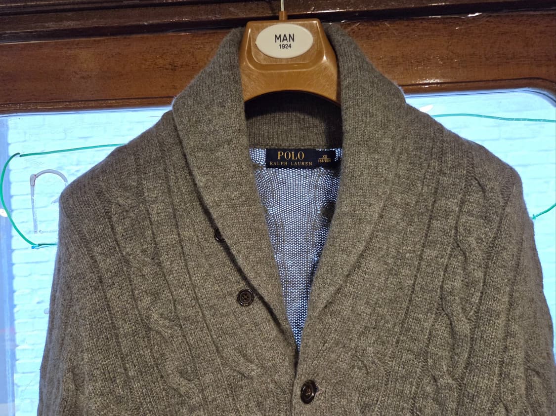 폴로랄프로렌 케이블 숄칼라디건 상품이미지2