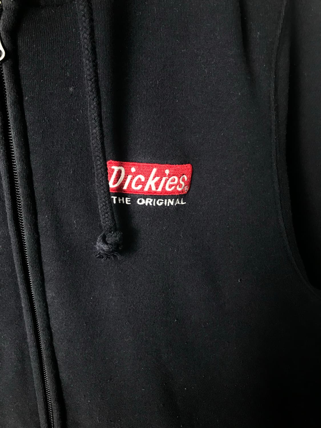 디키즈 자수로고 블랙 후드집업 상품이미지4