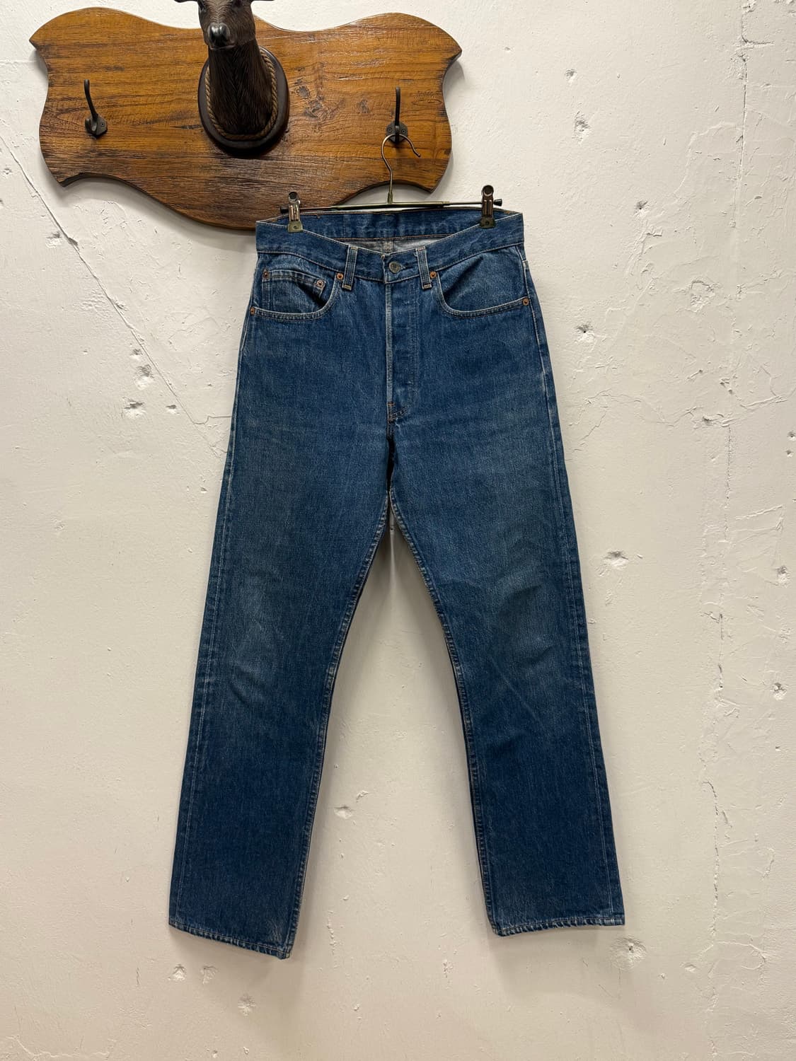 29.5) 80s USA Levi’s 501 Button Fly Jean 상품이미지5