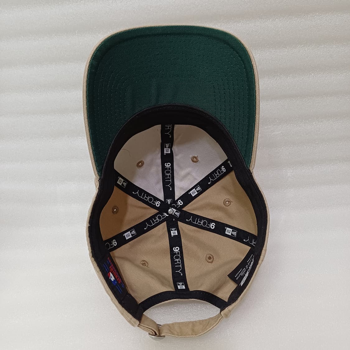 뉴에라 공용 언스트럭쳐 뉴욕양키스 볼캡 모자 스몰로고 베이지 사랑봉봉 상품이미지3