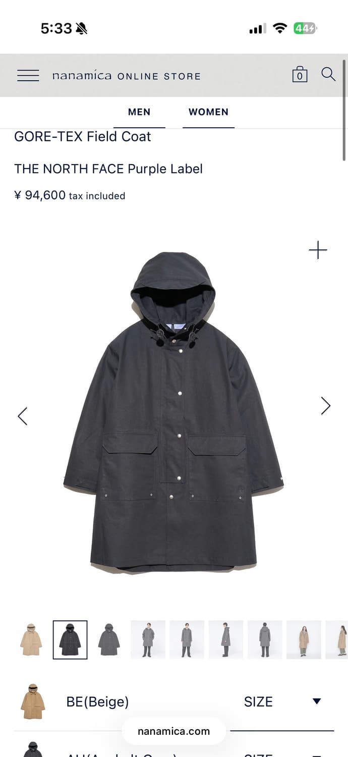 노스페이스 퍼플라벨 고어텍스 필드코트 상품이미지1