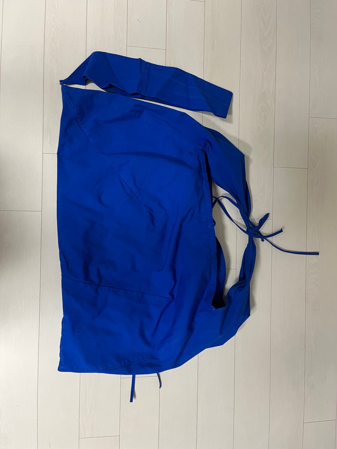 [EE] NOUVMAREE 가먼트 다이드 2Way 토트백(블루) 상품이미지5