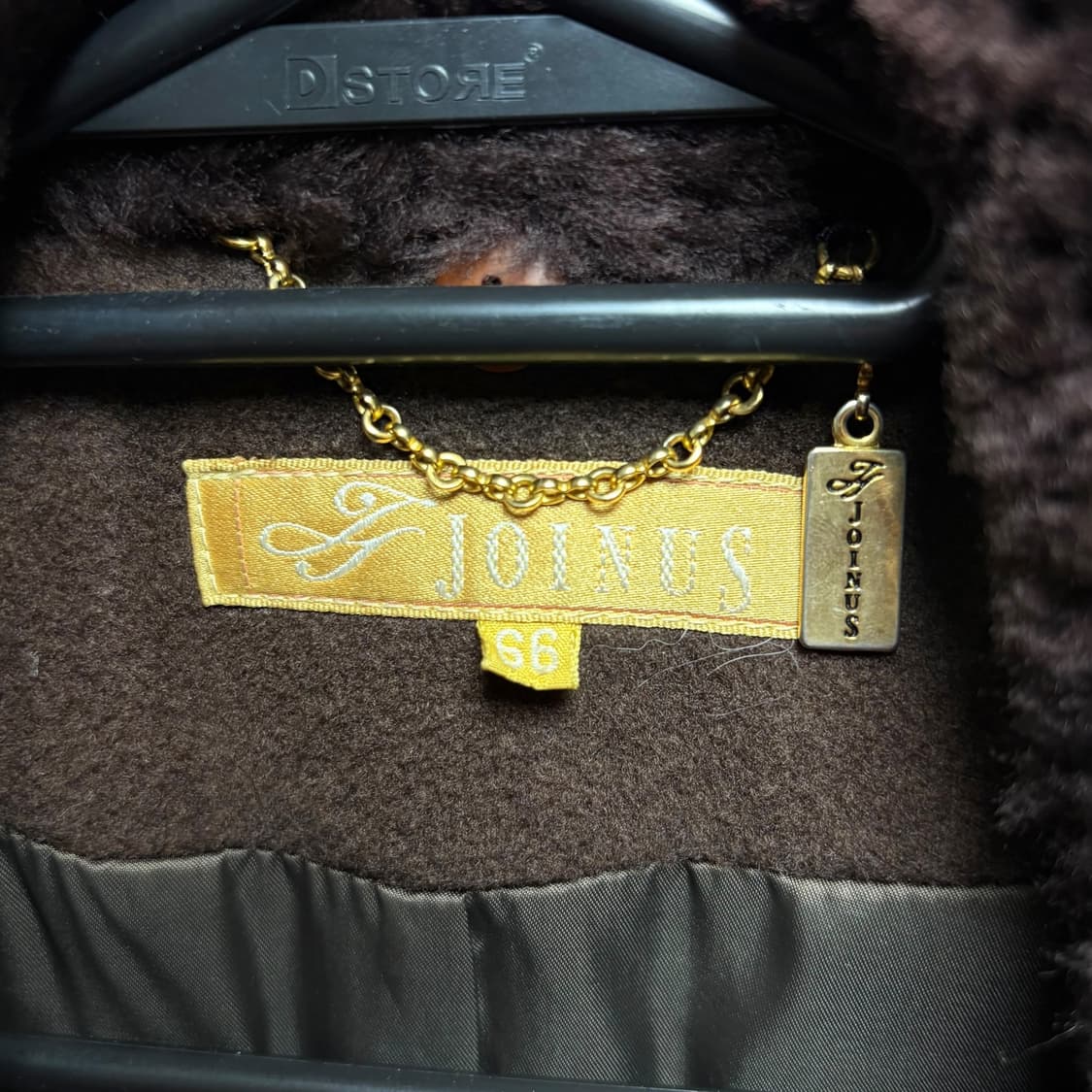 3722 울혼방 브라운 퍼카라 롱코트 상품이미지6