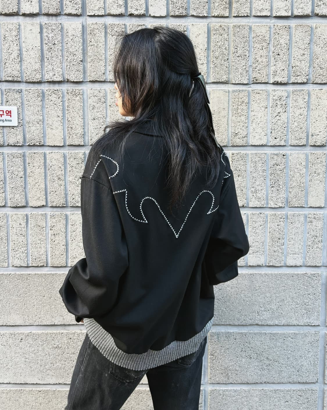 시스콰치패브릭스 니트도킹 풀오버 셔츠 상품이미지7