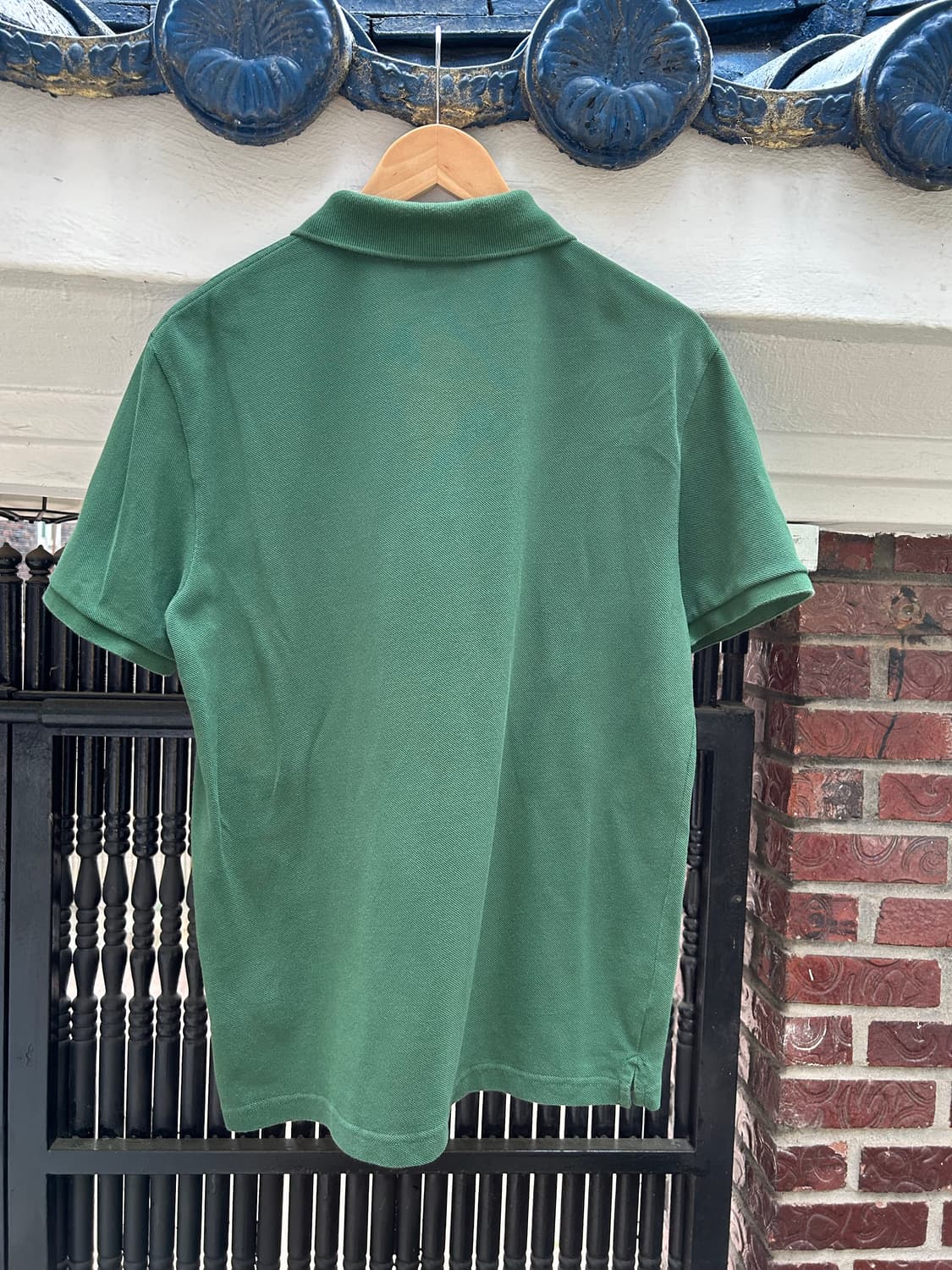 라코스테 시그니처 그린 빈티지  코튼 PK셔츠 105s 상품이미지6