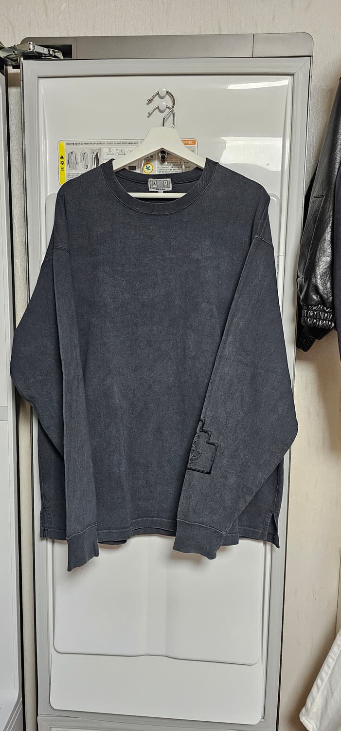 카브엠트 헤비 소사이어티 맨투맨 가먼트 다이 블랙 상품이미지4