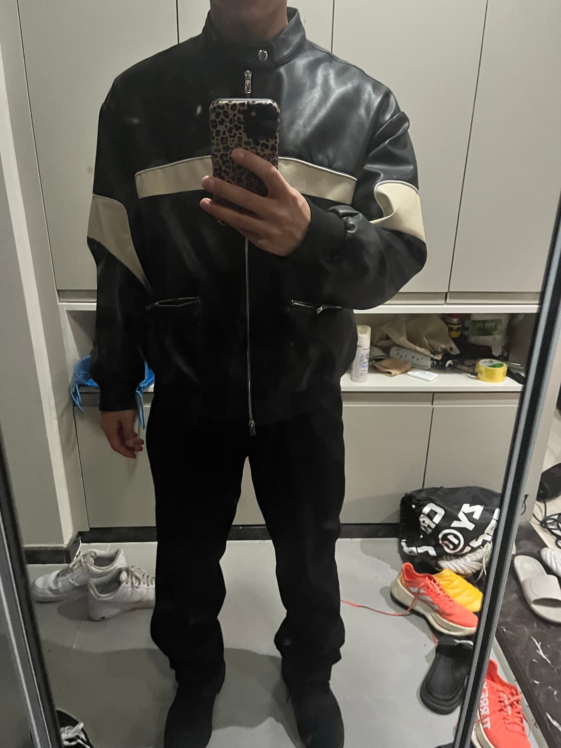 비터 레더 라이더스 자켓 상품이미지1