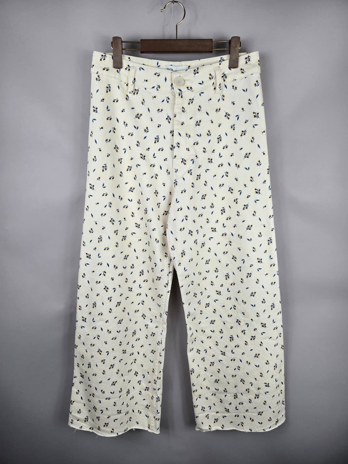 [무료배송]자라 USA12 여성 스판 하이웨이스트 와이드 팬츠 바지 상품이미지1