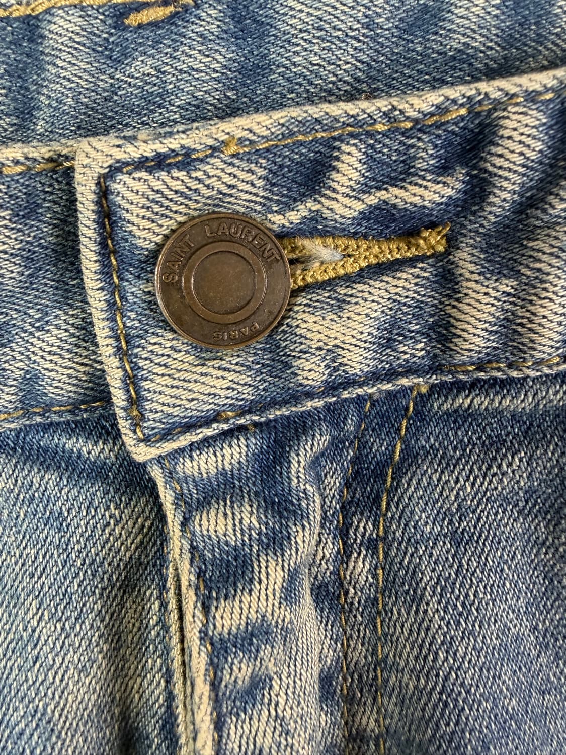 생로랑 파리 D02 M/SK-LW 무릎 디스트로이드 데님 (30사이즈) 상품이미지6