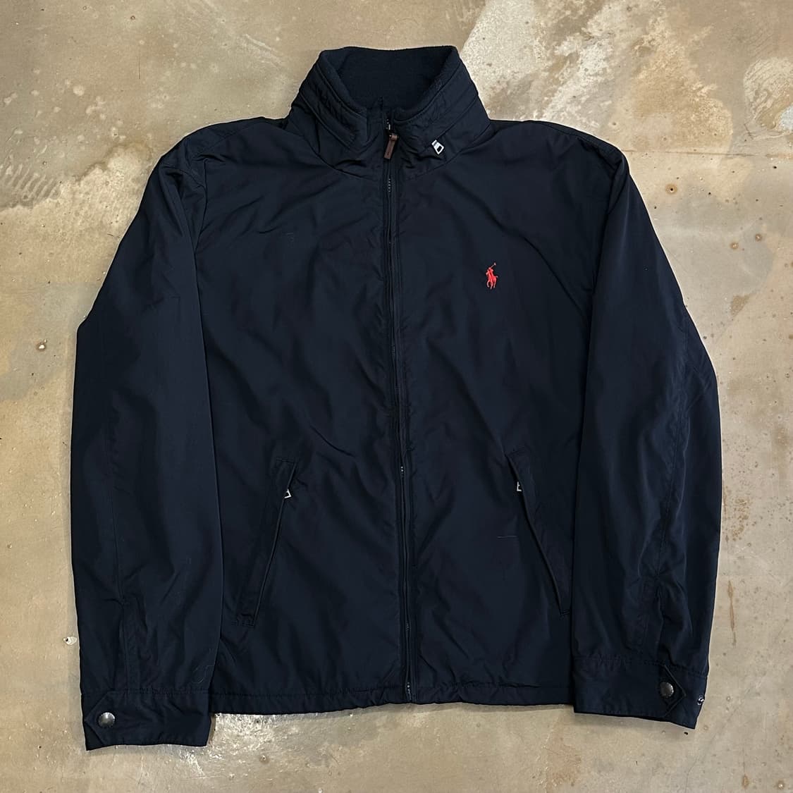 XL 폴로랄프로렌 블랙 폴리쉘 자켓 상품이미지2