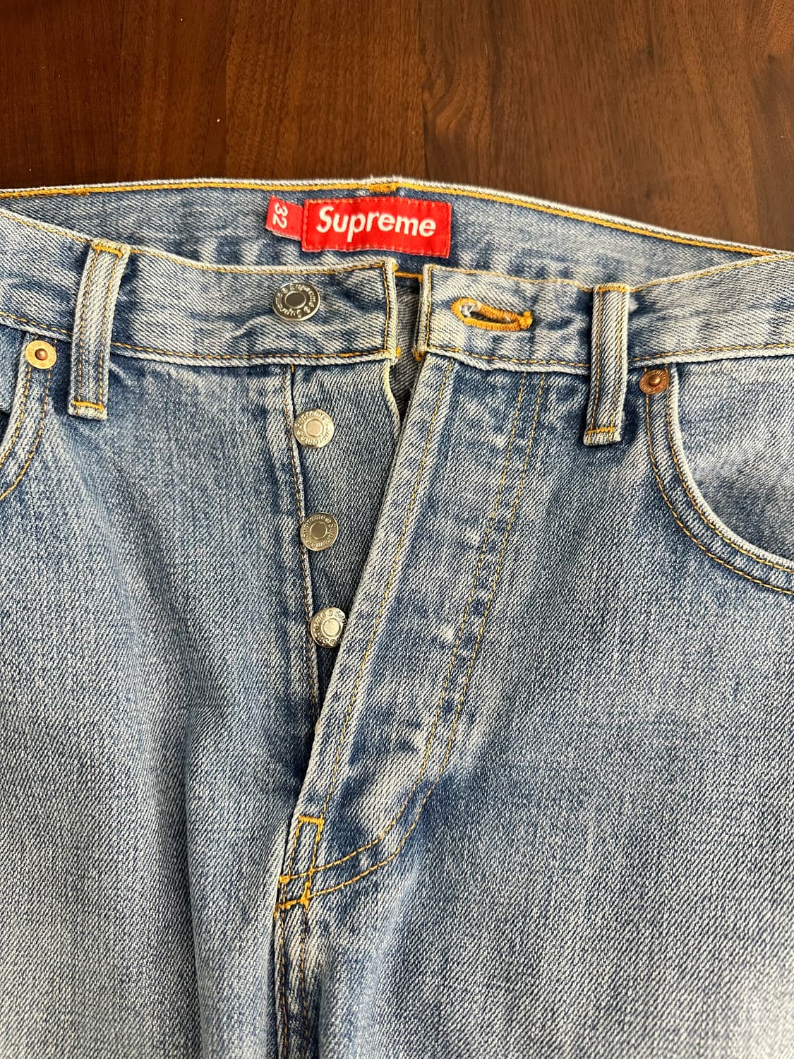 슈프림 데님 슬림핏 상품이미지3