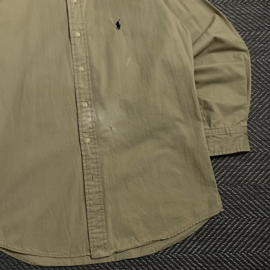 폴로 랄프로렌 포니 로고 옥스포드 셔츠 베이지y 3996 상품이미지3