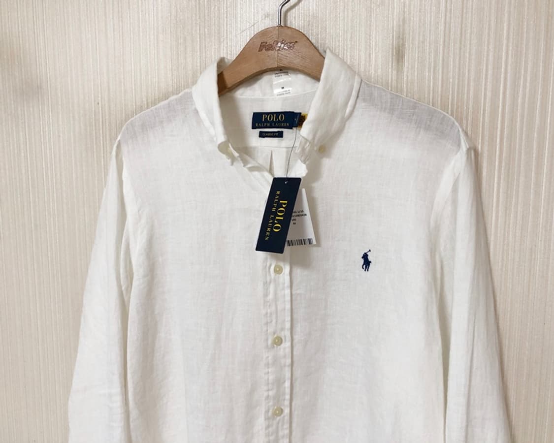 폴로(POLO)랄프로렌 클래식핏 남성 린넨셔츠 M(100) 상품이미지7