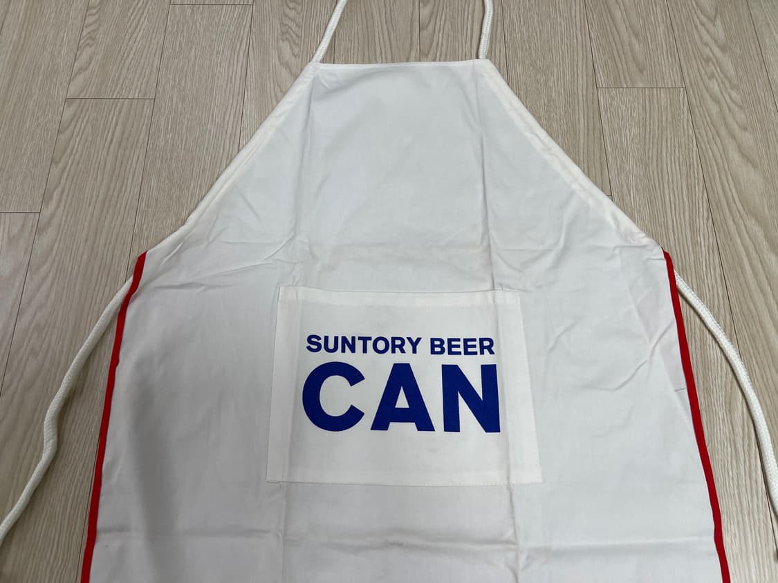 선토리 비어 캔 빈티지 앞치마 17번 90s OLD 상품이미지2