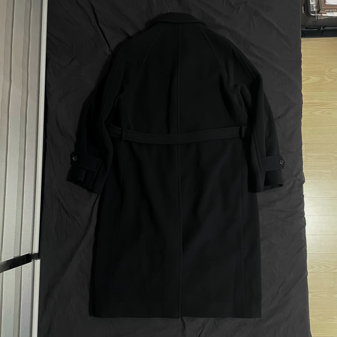 (급처)오라리 캐시미어 울 모저코트 Black 3size 상품이미지9