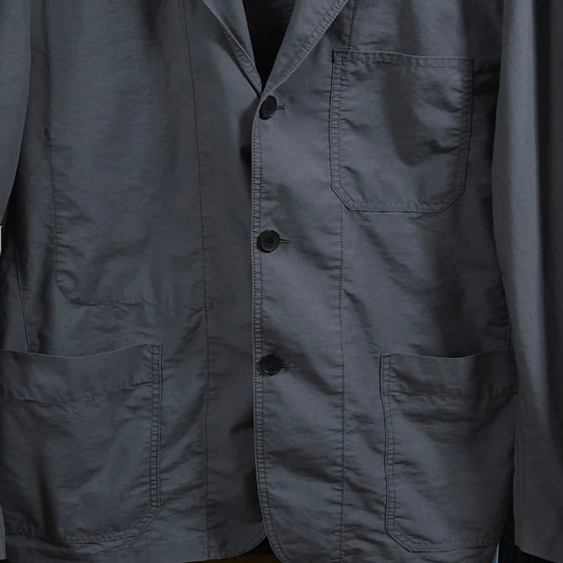 105 유니클로 여름 자켓 카키그레이 상품이미지3