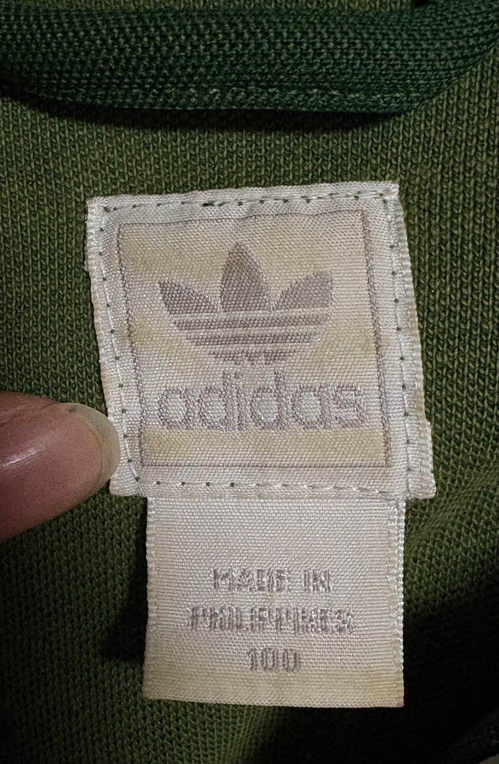 아디다스 빅로고 그린 녹색 져지 상품이미지4