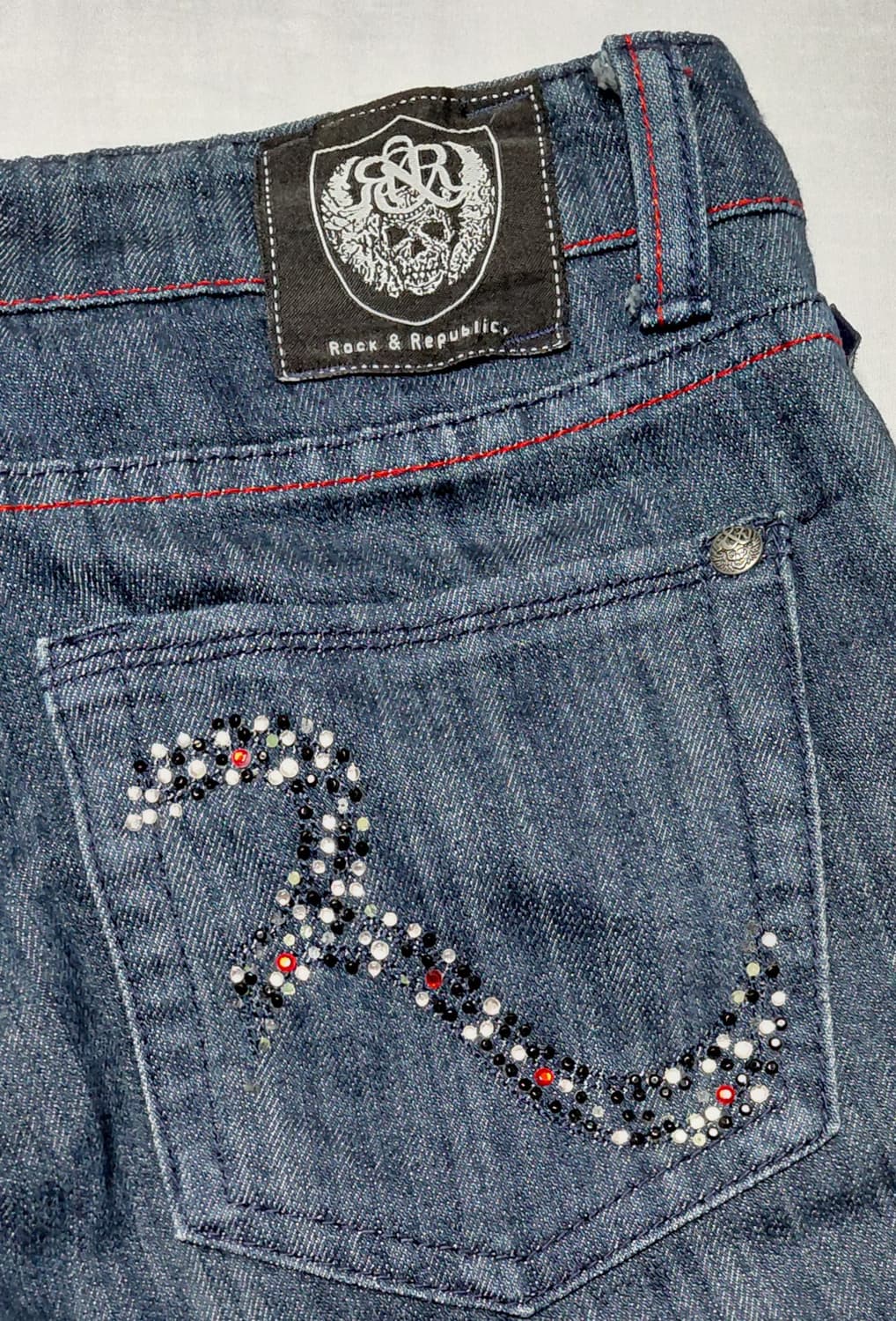 [26/무료배송] Rock & Republic 레드스티치 큐빅 데님 상품이미지8