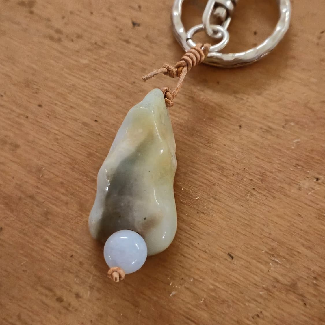 아마조나이트-아쿠아마린 열쇠고리 상품이미지2